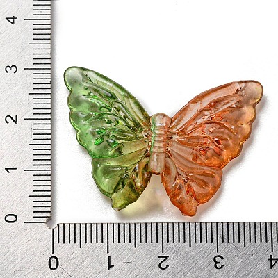 Two Tone Transparent Acrylic Beads OACR-E041-06E-1