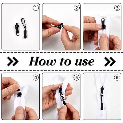 Plastic Zipper Sliders FIND-PH0038-41-1