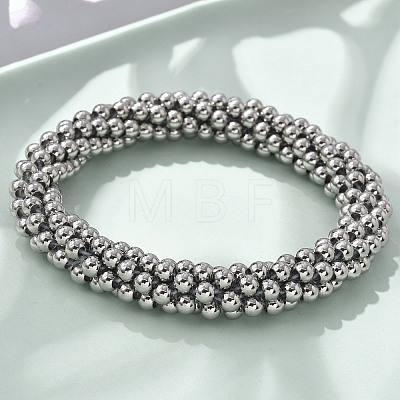 304 Stainless Steel Bracelets STAS-D330-01P-1