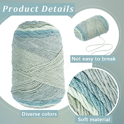 Cotton with Acrylic Fibers Knitting Yarn DIY-WH20055-121C-1
