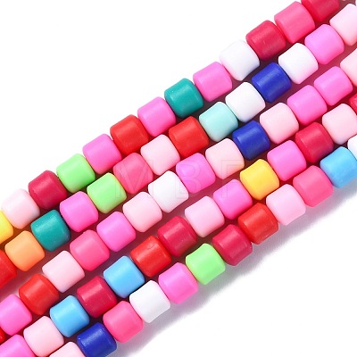 Handmade Polymer Clay Bead Strands X-CLAY-ZX006-01K-1