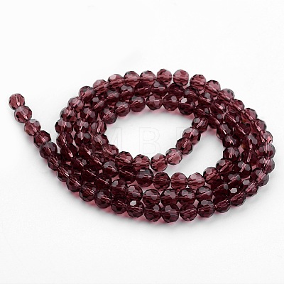 Transparent Glass Bead Strands X-GLAA-G013-6mm-59-1