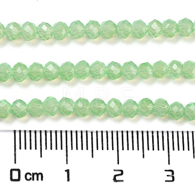 Baking Painted Transparent Glass Beads Strands DGLA-A034-J3mm-B09-1