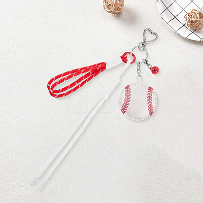 1Pc Sports ThemePU Leather Keychains KEYC-SP0001-67E-1