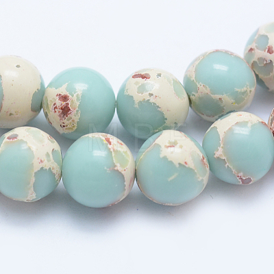 Synthetic Imperial Jasper Beads Strands X-G-F531-4mm-H03-1