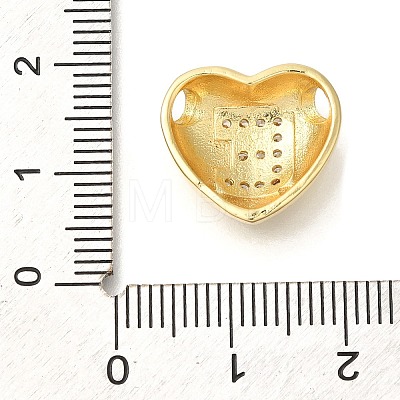 Rack Plating
 Brass Micro Pave Cubic Zirconia Pendants KK-I722-04G-E-1