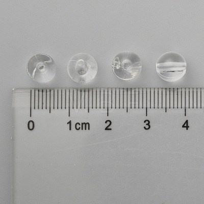 Transparent acrylic beads X-PL526_8MM-1