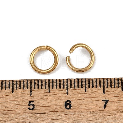 304 Stainless Steel Open Jump Rings STAS-Z137-01G-10-1
