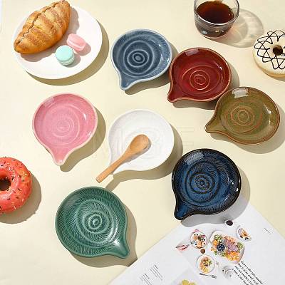 Round Ceramic Utensil Rest PR-FZCA307-05-1