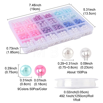 DIY Bracelet/Necklace Stretch Making Kits DIY-FS0008-84-1