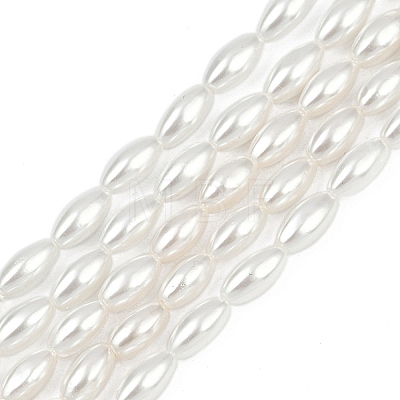 Electroplated Shell Pearl Beads Strands BSHE-Z009-10A-1