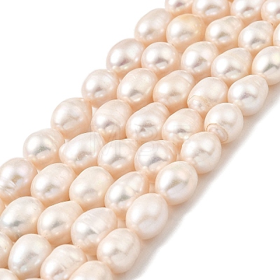 Natural Cultured Freshwater Pearl Beads Strands PEAR-I007-01F-03A-1