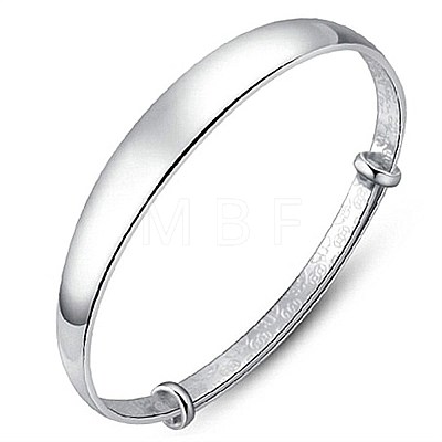 Women's Trendy Brass Smooth Bracelets for Women BJEW-BB59815-A-1