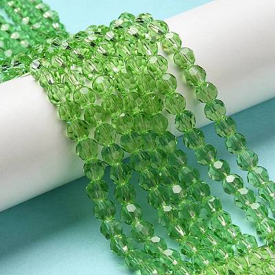 Transparent Glass Beads EGLA-A035-T6mm-D09-1