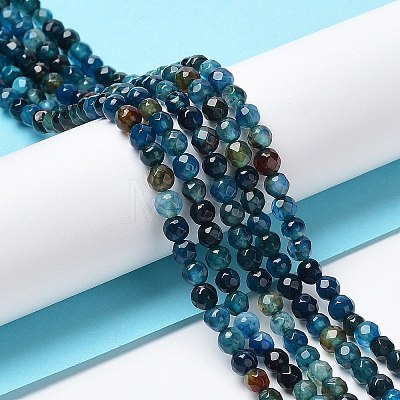 Natural Agate Beads Strands G-Q1000-02G-1