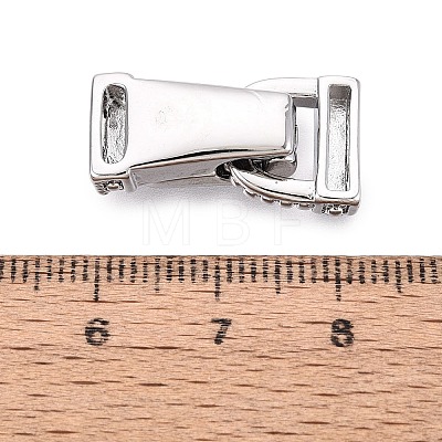 Brass Magnetic Fold Over Clasps KK-Q074-16P-1
