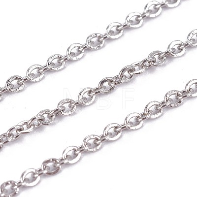 Tarnish Resistant 304 Stainless Steel Cable Chain STAS-I107-11P-1