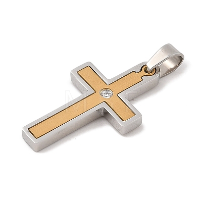 Ion Plating(IP) 304 Stainless Steel Pendants STAS-G346-07G-1
