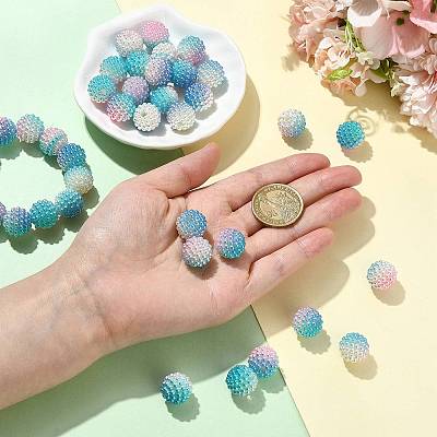 40Pcs Imitation Pearl Acrylic Beads OACR-FS0002-89A-07-1