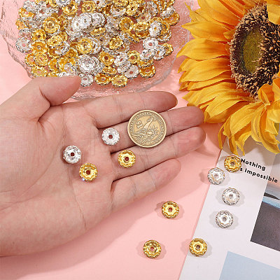 200Pcs 2 Colors Alloy Spacer Beads FIND-CA0011-29-1