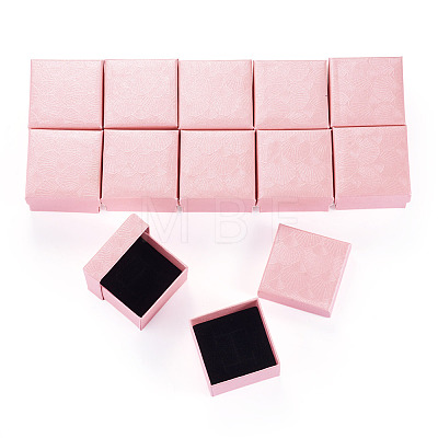 Shell Textured Paper Jewelry Ring Storage Gift Boxes CON-TAC0014-15D-1