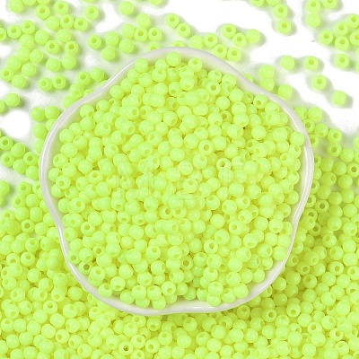 Opaque Acrylic Beads SACR-A007-01A-12-1