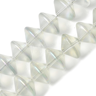 Electroplate Glass Beads Strands EGLA-G038-01A-HR01-1