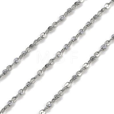 Tarnish Resistant 304 Stainless Steel Chains CHS-L001-170-0.5mm-1