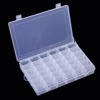 Plastic Clear Beads Storage Containers C096Y-1