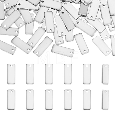 100Pcs Stainless Steel Stamping Blank Tag Pendants FIND-UN0003-95B-1