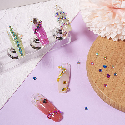 48G 12 Colors Glass Hotfix Rhinestone DIY-TA0004-53-1
