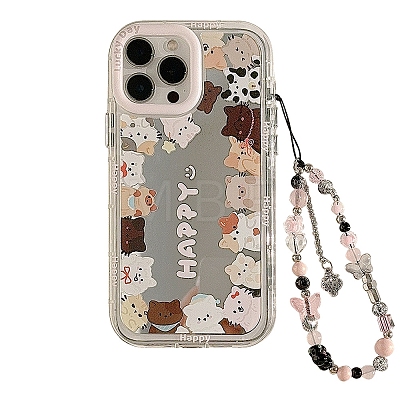 Cat Mirrored Axrylic Mobile Phone Cover PW-WG472D8-07-1