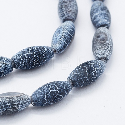 Natural Weathered Agate Beads Strands G-K261-08A-1