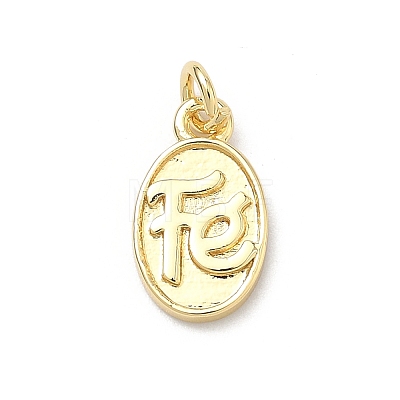 Brass Charms KK-P345-54G-03-1