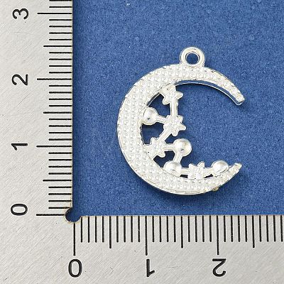 Alloy Micro Pave Clear Cubic Zirconia Pendants FIND-Z061-03S-1