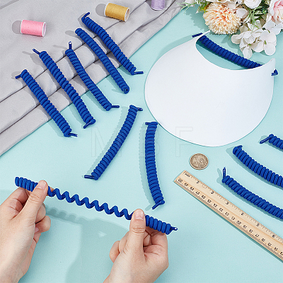 Polyester with Latex Silk Replacement Visor Curl Cord DIY-WH0888-579I-1