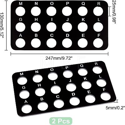 Plastic Bead Design Boards TOOL-WH0125-44-1