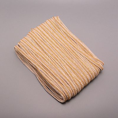 Metallic Polyester Ribbon OCOR-WH0075-08B-1