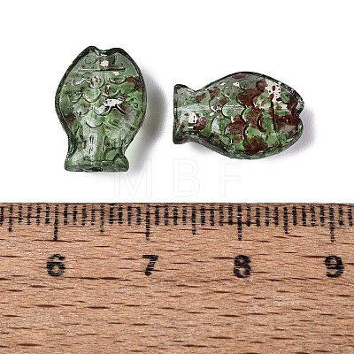 Picasso Transparent Glass Beads SEED-Q039-03F-1