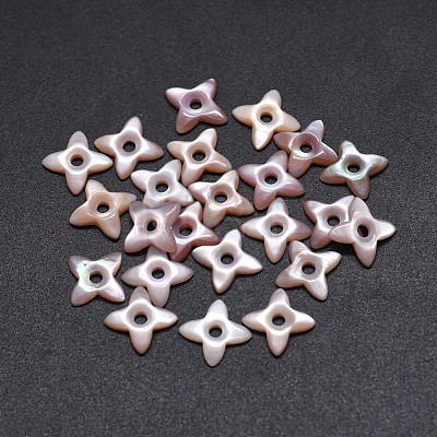 Pink Shell Beads X-SSHEL-E567-23A-1