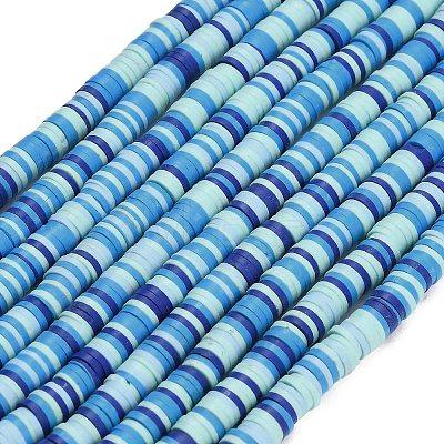Handmade Polymer Clay Beads Strands PY-CBA21A8-01I-1