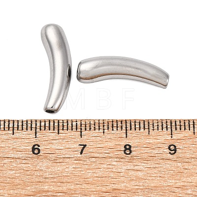 304 Stainless Steel Beads STAS-C128-06P-1