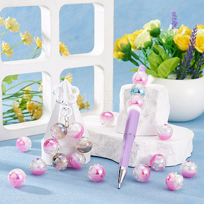 10Pcs Resin Beads PACR-TA0001-33C-1