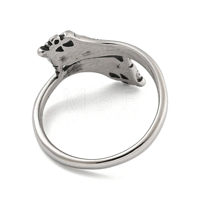 304 Stainless Steel Ring RJEW-B055-07AS-1