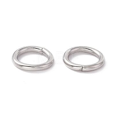 Non-Tarnish 304 Stainless Steel Open Jump Rings X-STAS-C040-01J-P-1