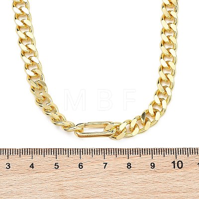 7.5MM Brass Panzer Chain Necklaces NJEW-JN06004-1