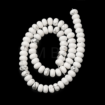 Synthetic Howlite Beads Strands G-K340-B06-02-1