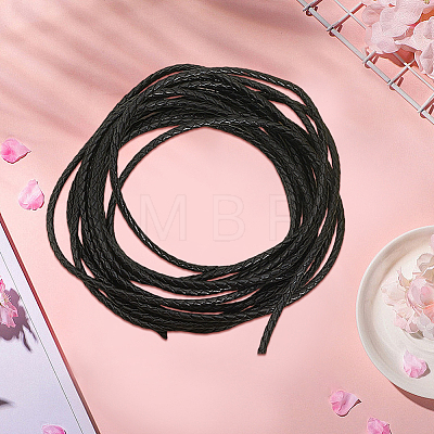 5M Round Braided Cowhide Letter Cord WL-GF0001-34A-03-1