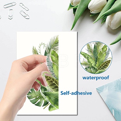 16 Sheets 8 Styles PVC Waterproof Wall Stickers DIY-WH0345-158-1