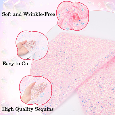 Polyester & PET Gauze Fabric DIY-WH20001-74A-1